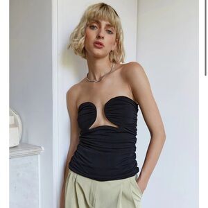 Pixie Market Dominique Bustier Top Size S